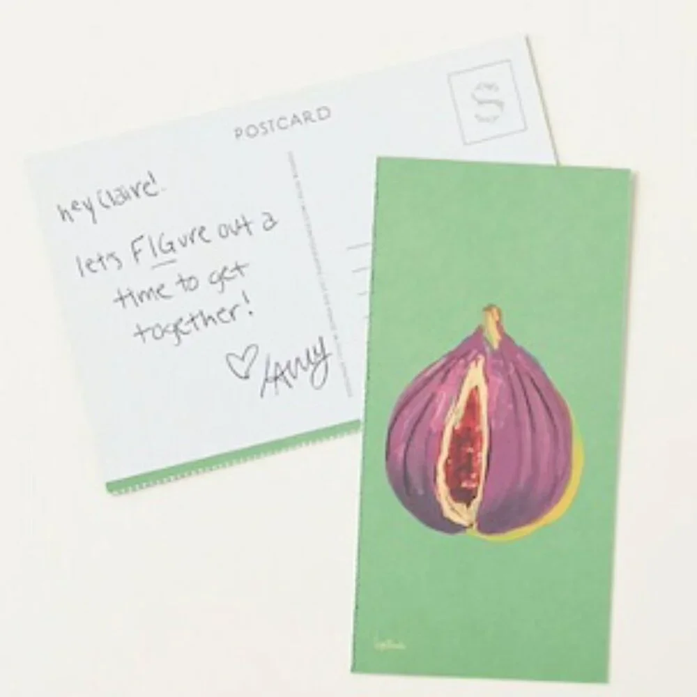 Anthropologie Seedlings 2025 Postcard Calendar NWT